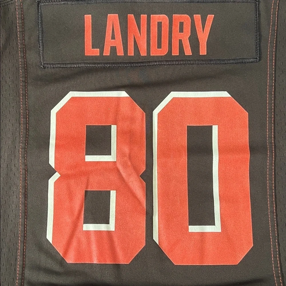 Nike On Field Browns Jersey Landry #80 Youth Size Medium